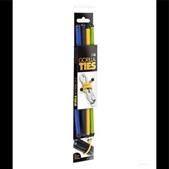 Gorilla Reusable Ties for Hanging Items-Rust-Free 18" 4 pack upto 200 lb new - Picture 8 of 9